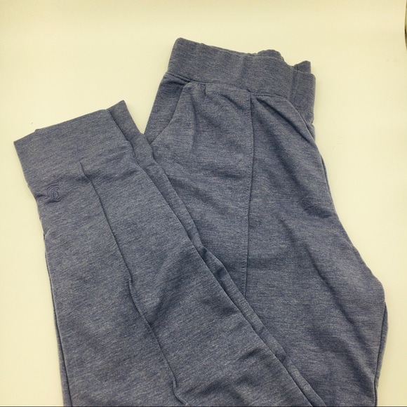 Cuddl Duds Comfortwear Jogger Pants Navy Heather - Picture 2 of 11